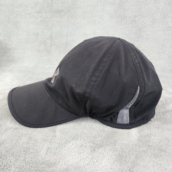 Mens Black Under Armour OSFA Performance Cap One Size Fits All Adjustable - Picture 4 of 8